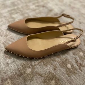 Coach leather sling backs